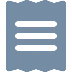 Receipt SVG Icon